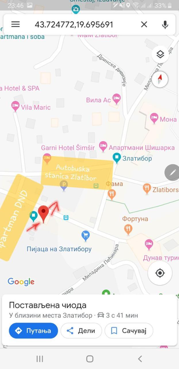 Apartman Dnd Zlatibor Sa Garazom Kültér fotó